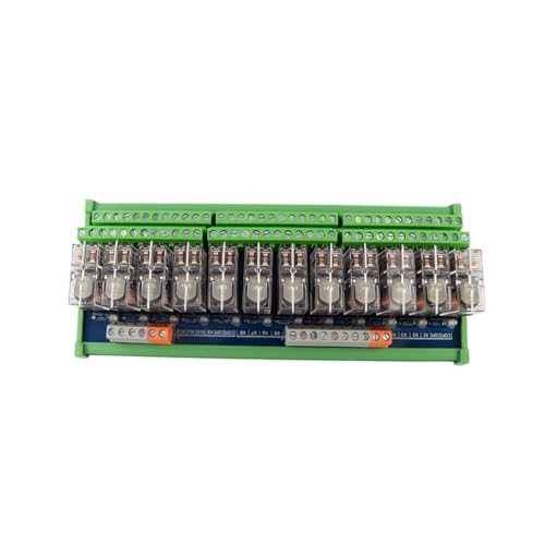 Image of LJWWEI 12-Channel Relay Module DPDT G2R-2 5A Electromagnetic Relays for Machine