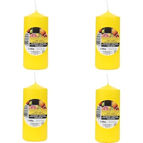 H HANSEL HOME Citrus Fantasy Scented Candle Cover