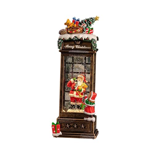 Boule à neige musicale de Noël pour décoration de table et bureau - 8
