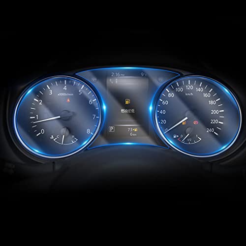 Funiur Painel de instrumentos de tela do carro endureceu o velocímetro GPS Velocímetro de proteção,