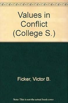 Paperback Values in conflict;: A text reader in social problems Book