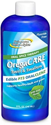 NORTH AMERICAN HERB & SPICE OregaCARE Swirl & Swallow, Wild Mint Flavor, 8 fl. oz.