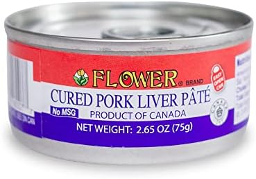 Flower Brand Cured Pork Liver Pâté 2.65 oz (Pack of 6)