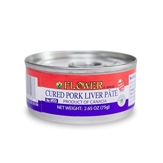Flower Brand Cured Pork Liver Pâté 2.65 oz (Pack of 6)