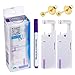 Firstomato 2PCS Disposable Ear Piercing Kit Aseptic Ear Piercing Gun Home Use Ear Cartilage Piercing Tool Hypoallergenic Surgical Steel Earring (3mm Ball,Gold)