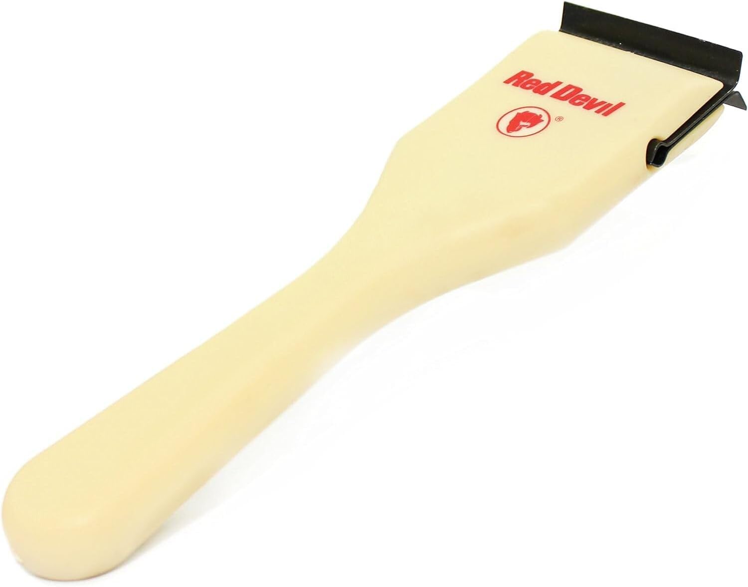 Red Devil 3050 2-1/2" Double-Edge Paint Scraper - Resharpenable Steel Blade, Heavy-Duty Handle for Wood Stripping