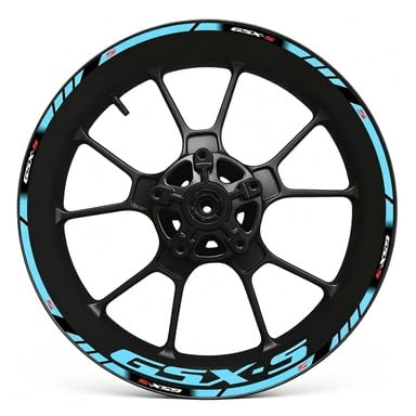 Full Set for Motorcycle Gsxs Wheel Sticker Stripe Reflective Rim for Suzuki Gsx-s Gsx-s750 Gsxs1000 750 1000 600 2022(Color15)