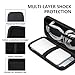Harnovlis Power Bank Case EVA Darts Bag, Portable Hard Shell Travel Bag Hard Drive Case Travel Organiser Game Bags for Electronics Travelling Essentials (Black)
