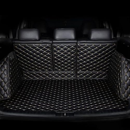 Tapis de coffre pour Peugeot 3008 2013-2016 noir et beige protection arrière