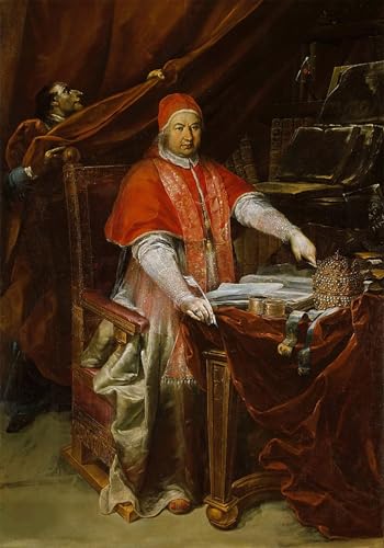 Imagen Art Painting Ritratto di Benedetto XIV, lienzo decorativo de 60x90cm