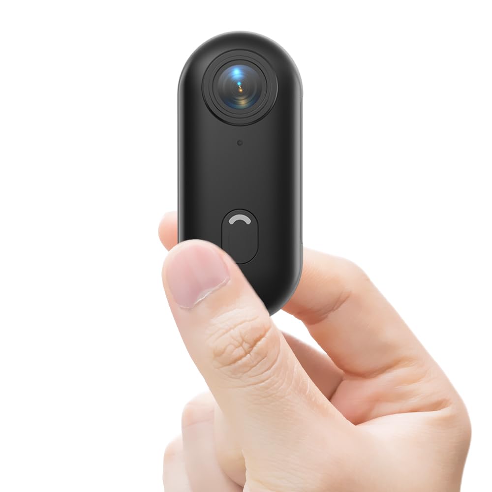 TKMARS 1080P Bodycam Mini Camera WiFi Supports Display of Photos/Videos on Mobile Phone Magnetic Back Mount Sports Camera for Bicycle Motorcycle Pet Travel Black-image-46