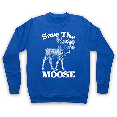 Sweat-shirt Save The Moose pour adultes look protestation animale
