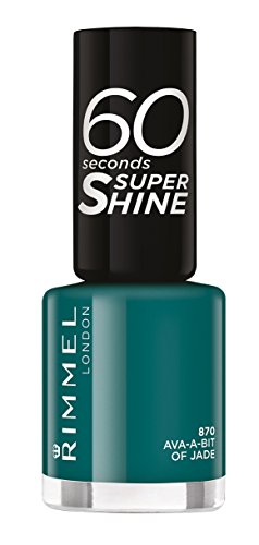 Rimmel London 60 segundos Shine Súper Esmalte de Uñas, Ava-A-Bit de Jade - 8 ml