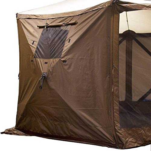 Clam Quick-Set Wind And Sun Panel Attachment For Traveler, Venture, And Escape Screen Shelter Canopy Tent, Accessory Only, Brown (3 Pack) #TOP2