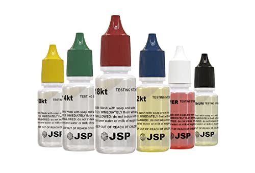 Gte TESTKIT9 Gold Silver Platinum Diamond Jewelry Tester Appraisal Kit 10K 14K 18K 22K 24K Electronic Scale Test 30X Eye Loupe Magnifier Precious Metals 999 925 Scrap thumb #2