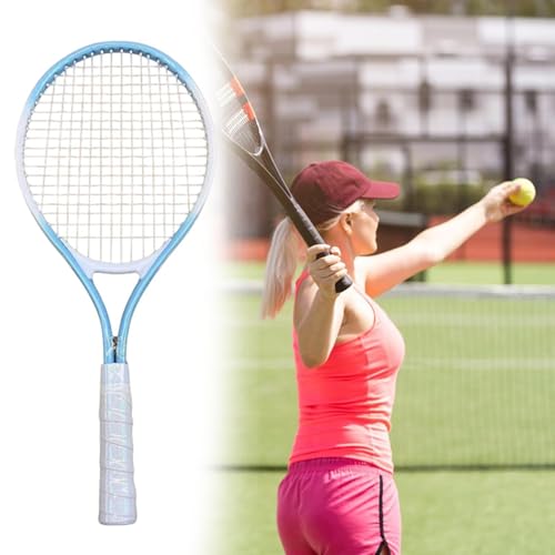 Raqueta de tenis predolo con grip cómodo y cuerdas de nylon miniatura 6