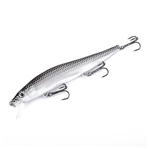 Asixx Señuelos de Pesca, Cebos para Pesca, Jigging Señuelos, 3D Señuelos 4 Colores Diferentes,para Muchos Peces(a)