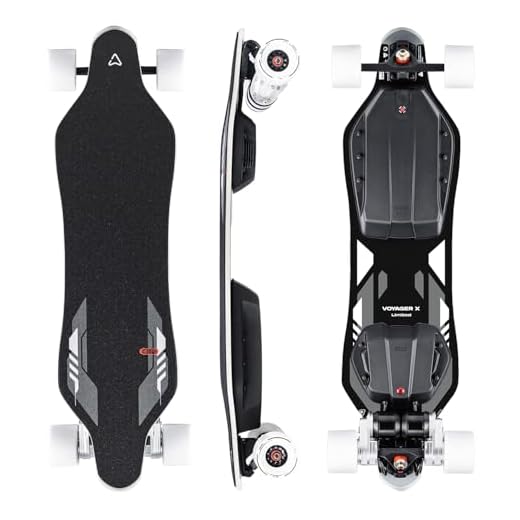 MEEPO Voyager X Electric Longboard Skateboards with Remote, Bamboo & Fibreglass Deck, 40 MPH Top Speed, 31 Miles Long Range, 2800W Hub Motor, 330 lbs Max Load, Long Boards for Adults