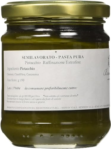 Brontedolci - Pasta Pura 100% - 190g (Pistacchio)