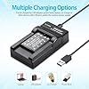 ENEGON NP-45 NP-45A NP-45B NP-45S Batteria(2 x1200mAh) e kit di carica Compatibile con Olympus Li-40B Li-42B Nikon EN-EL10 Fujifilm INSTAX Mini 90 Fuji FinePix XP20 XP80 XP120 T350 T500 T510 J15 J100 #3