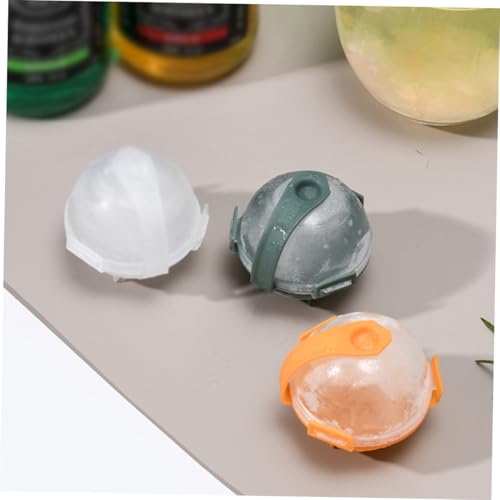 Molde para hielo esfera whisky 12 piezas plástico naranja miniatura 4
