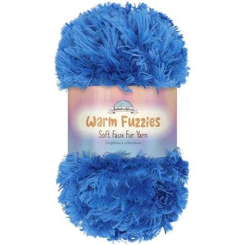 JubileeYarn Warm Fuzzies Yarn - Sapphire - 1 Skein