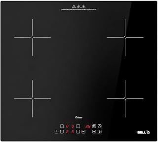 iBELL EMINENCE04 7200W Induction Hob | 3-YEAR WARRANTY | BIS Certified | High-Performance Electric Cooktop with Boost Mode, 9 Power Levels, Touch Control Panel & Toughened Glass Surface