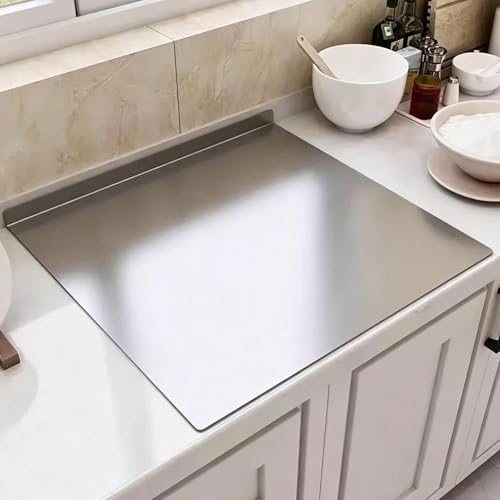 Tabla de cortar de metal de acero inoxidable, gran herramienta antideslizante gourmet 4