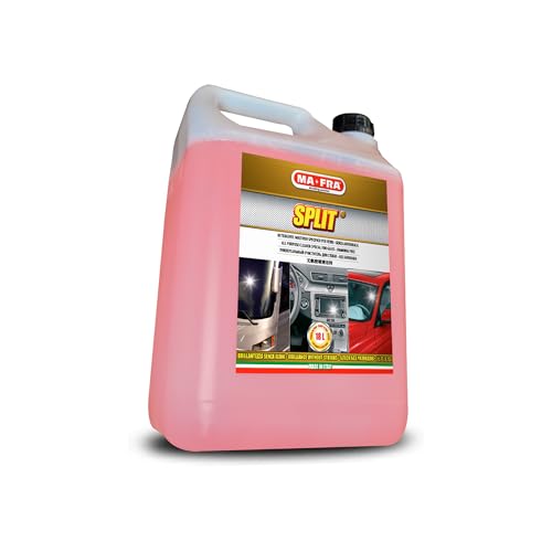 MAFRA, Split, Detergente Multiuso Specifico Per Vetri, Cristalli, Schermi LCD, Non Lascia Aloni, Senza Ammoniaca, Ideale per la Pulizia di Ambienti, Tanica da 4500 ml