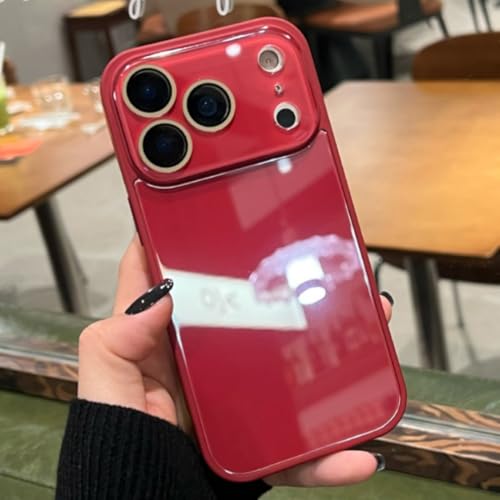 RNOZX For iPhone17 Pro�p �����~���[�����K���X����^�E�B���h�E�P�[�X �����Y�ی� �ϏՌ��X�}�z�J�o�[�iFor iPhone17 Pro�p/���b�h�j