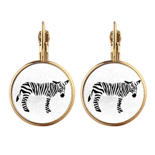 Boucles d'oreilles pendantes à clip or sans douleur aux lobes