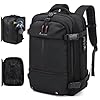 Travel Backpack with Vacuum System,60L Expandable Vacuum Backpack Travel with TSA Lock,17.3 inch Laptop Backpacks Vacpack Backpacks with Vacuum(Black,Built-in Air Pump)