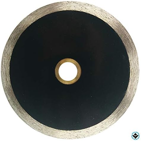 7 Inch Diameter Continuous Rim Premium Diamond Blade for Wet Cutting Porcelain and Ceramic Tile, 5/8 Inch Arbor, 8730 Maximum RPM