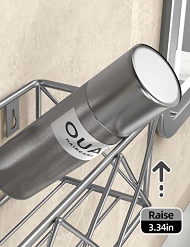 Iperlife Bathroom Shower Caddy, Strong Adhesive Shower Organizer Shelf With 2 Hooks Rustproof Shower Shelves For Kitchen Lavatory, Washroom, Restroom And Living Room #TOP2