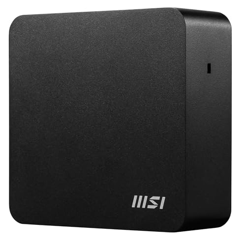 Image of MSI Cubi NUC Desktop, Intel Core 5-1345U, 32GB Memory, 1TB SSD, WiFi 6E, Win 11 Pro, vPro Enterprise, 3 Year Advance Replacement (13MQG-225US)