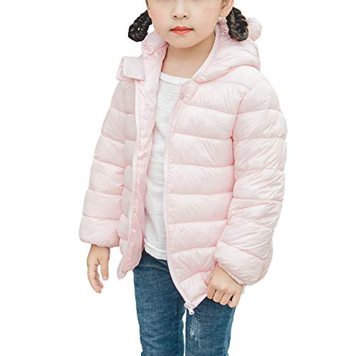 Wusenst Baby Boys Girls Winter Coats Hoods Light Puffer Down Jacket Outwear With Pockets #TOP3