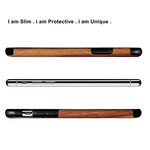 Newisdom Iphone X Xs Case Wood,New Iphone X Xs Wood Case Unique Thin Slim Soft Protective Anti-Shock Shockproof (5.8" Iphone 2018 Sandal) #TOP1