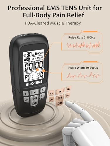 Mini taille TENS Machine KR280 blanc et EMS stimulateur pour dos - 2