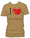 Produktbild I Love My Mobile Fun Herren T-Shirt_Khaki_S