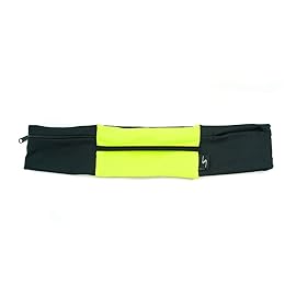 3 Pocket Adjustable Running Belt Waist Pack, Fanny Pack For Working Out With Sweat Resistant Backing, Holds All iPhone Models