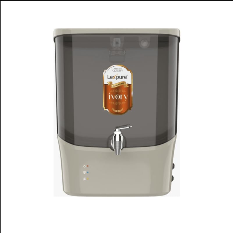Lex Pure Ivory Premium RO Water Purifier, 8L Storage Tank, 5 Stage Filtration, 18L/Hr Capacity, Sand Beige-image-23