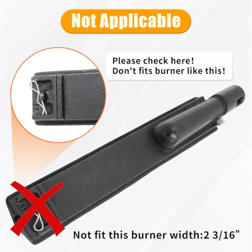 Fenluqi 4-Set 15 3/4" Heavy Duty Cast 304 Stainless Steel Grill Burners for Bull, Premium Outdoor Bull BBQ Gas Grill Replacements Parts for Cal Flame P-Series, Aussie, Thermos, Turbo, Beefeater, etc by Fenluqi - Image 3