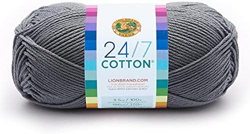 (1 Skein) 24/7 Cotton® Yarn, Silver