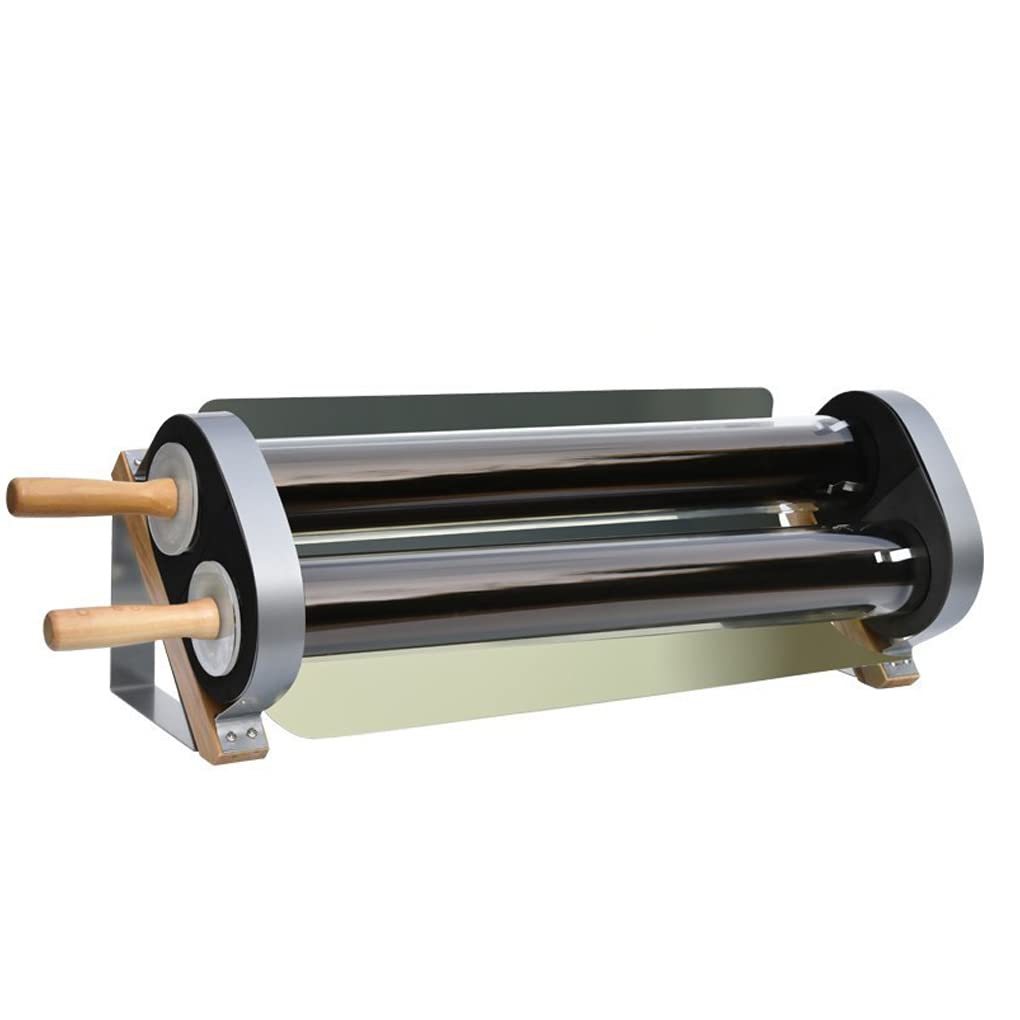 Portable BBQ Grill Solar Cooker Stainless Steel Stove Oven Smoke- Food Grade Foldable for Outdoor Camp Travel(Double-tube)