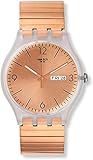 Swatch Originals Quartz Movement Rose Gold Dial Unisex Watch SUOK707B