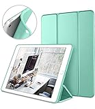 DTTO Mini Case for iPad Mini 3/2/1, (Not Compatible with Mini 5th Generation 2019) Ultra Slim Lightweight Smart Case Trifold Cover Stand with Flexible Soft TPU Back Cover [Auto Sleep/Wake],Mint Green