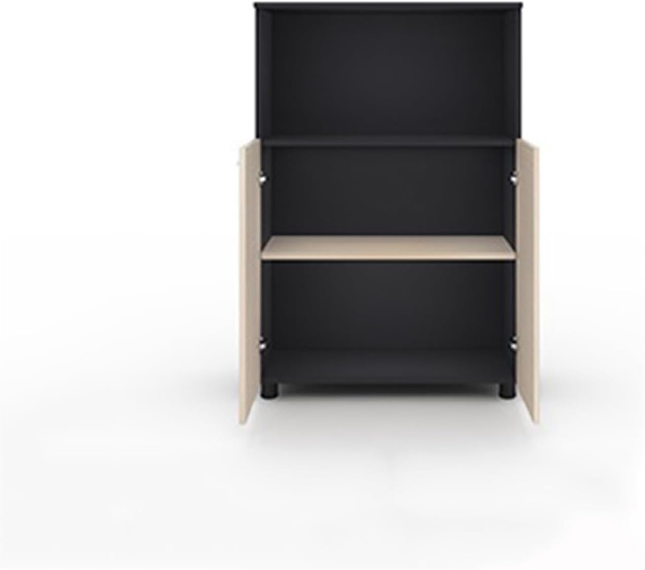 File Cabinet Office Filing CabinetWooden Double Door with No PartitionStorage CabinetFile CabinetWith Combination LockMulti-Tier StorageSmall Side Cabinet