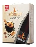 Hex vom Dasenstein Wein-Box Glühwein alkoholfrei rot - HEXENGLUT - alkoholfreier Glühwein, harmonische Rotwein Cuvée entalkoholisiert, Anbaugebiet Ortenau (1 x 3,0 l Bag-in-Box)