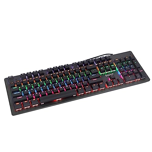 Teclado mecánico para oficina y juegos con cable de 104 teclas Biojee