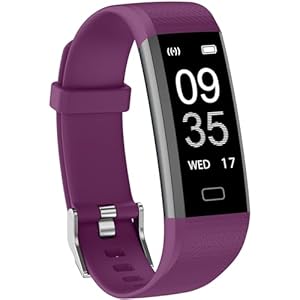 Stiive Fitness Tracker with Heart Rate Monitor, Blood Oxygen, Step Counter Activity Tracker with Pedometer, Sleep Tracking, Calories, IP68 Waterproof Smartwatches for Women Men